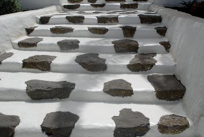Manrique auf Lanzarote - Treppen