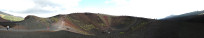 Panorama Aetna Vulkan Krater
